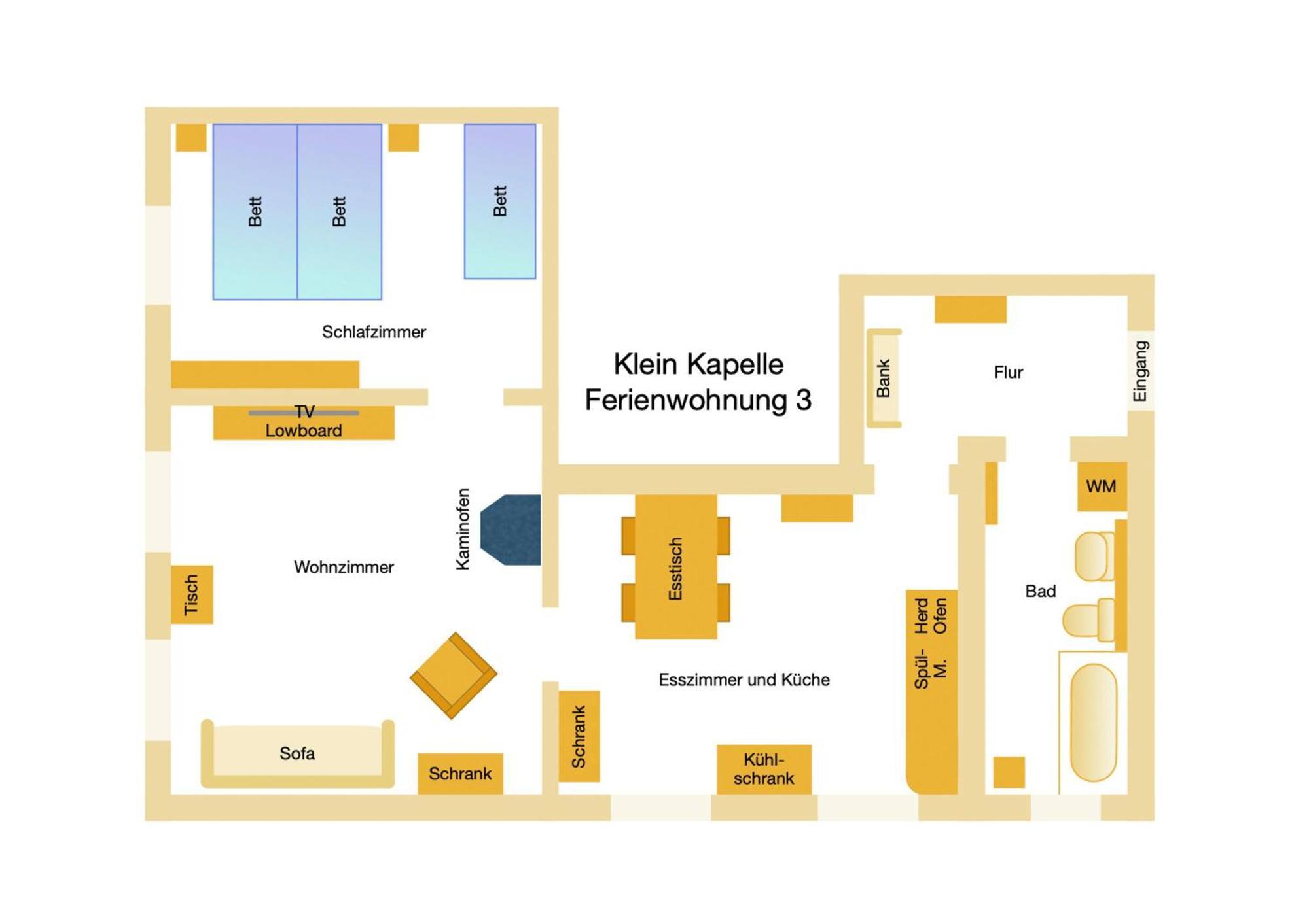 Ferienwohnungen Klein Kapelle Gingst Bagian luar foto